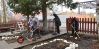 Ижемцы приняли участие в районном субботнике. - Ижемский район
